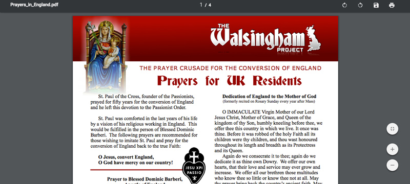 The Walsingham Project